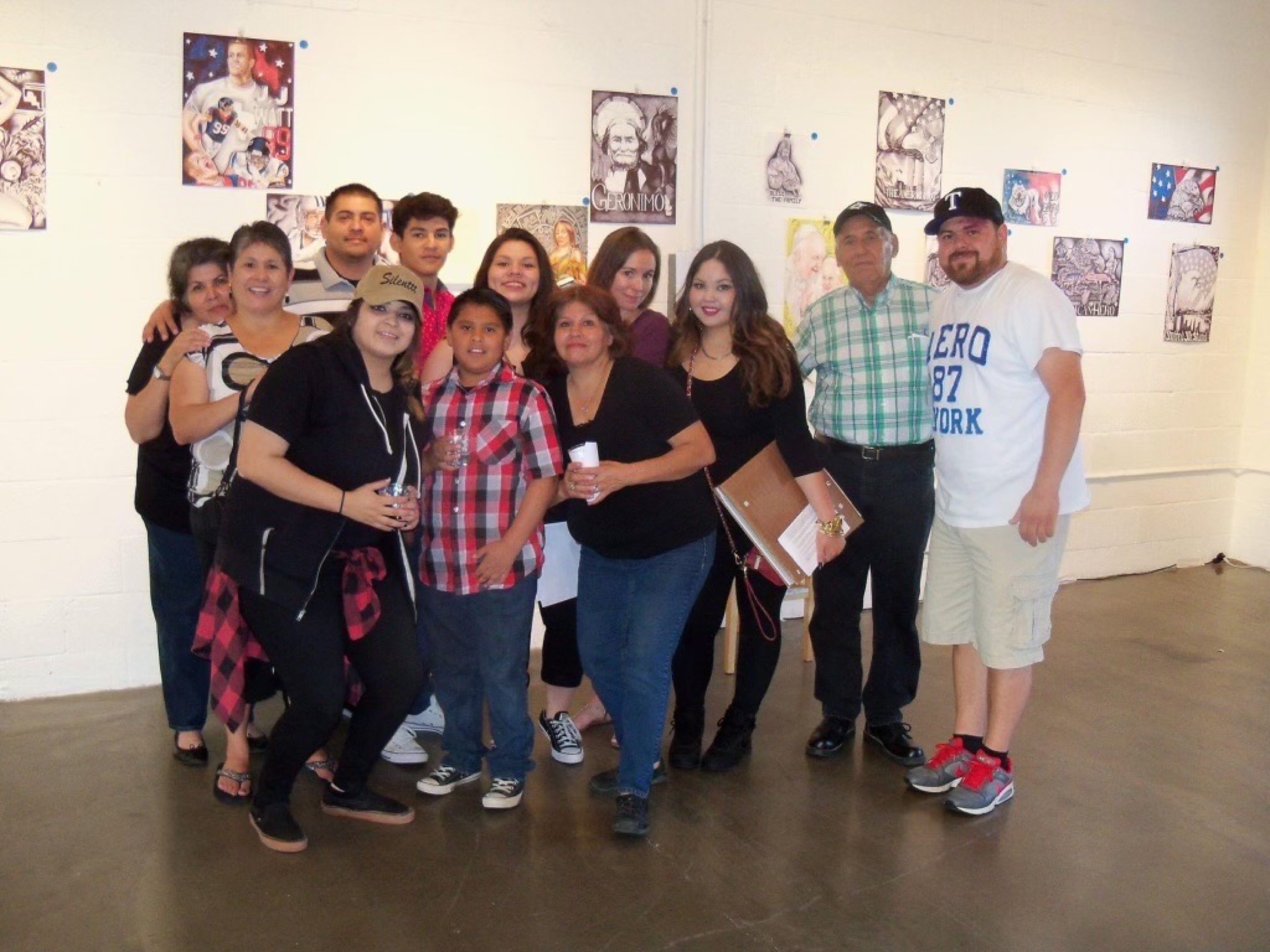 Daniel's family at the gallery show, acting as the intermediary between Murray and Daniel.